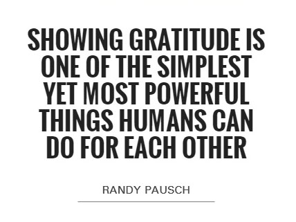 Showing gratitude is one of the simplest yet most powerful things humans can do for each other.