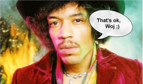 Jimi Hendrix says it's ok