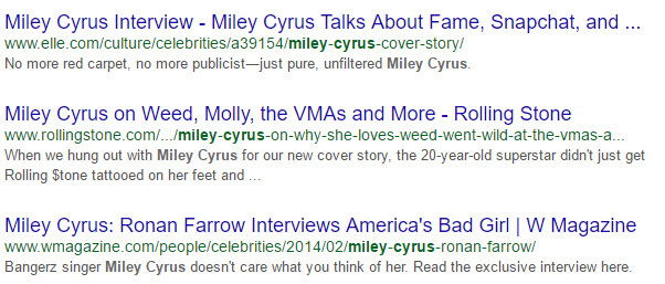 In Depth Articles for Miley Cyrus