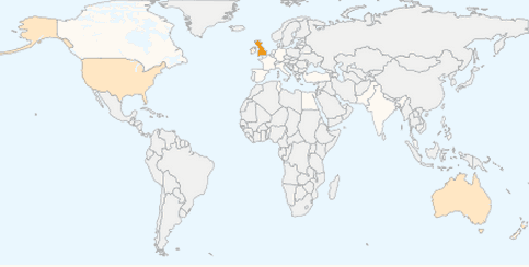 Robot Results - Geographical Locations