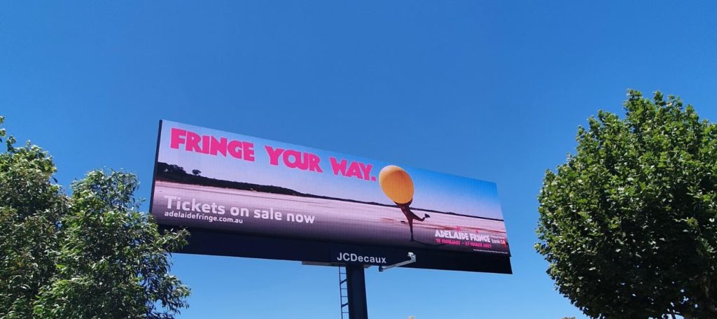 Adelaide Fringe billboard