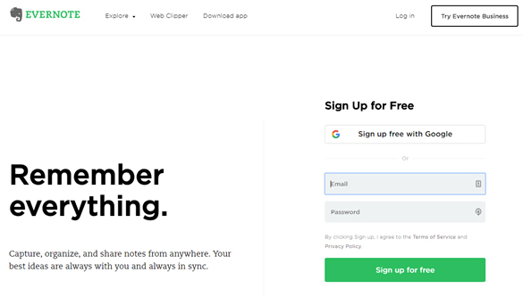 Evernote hook example